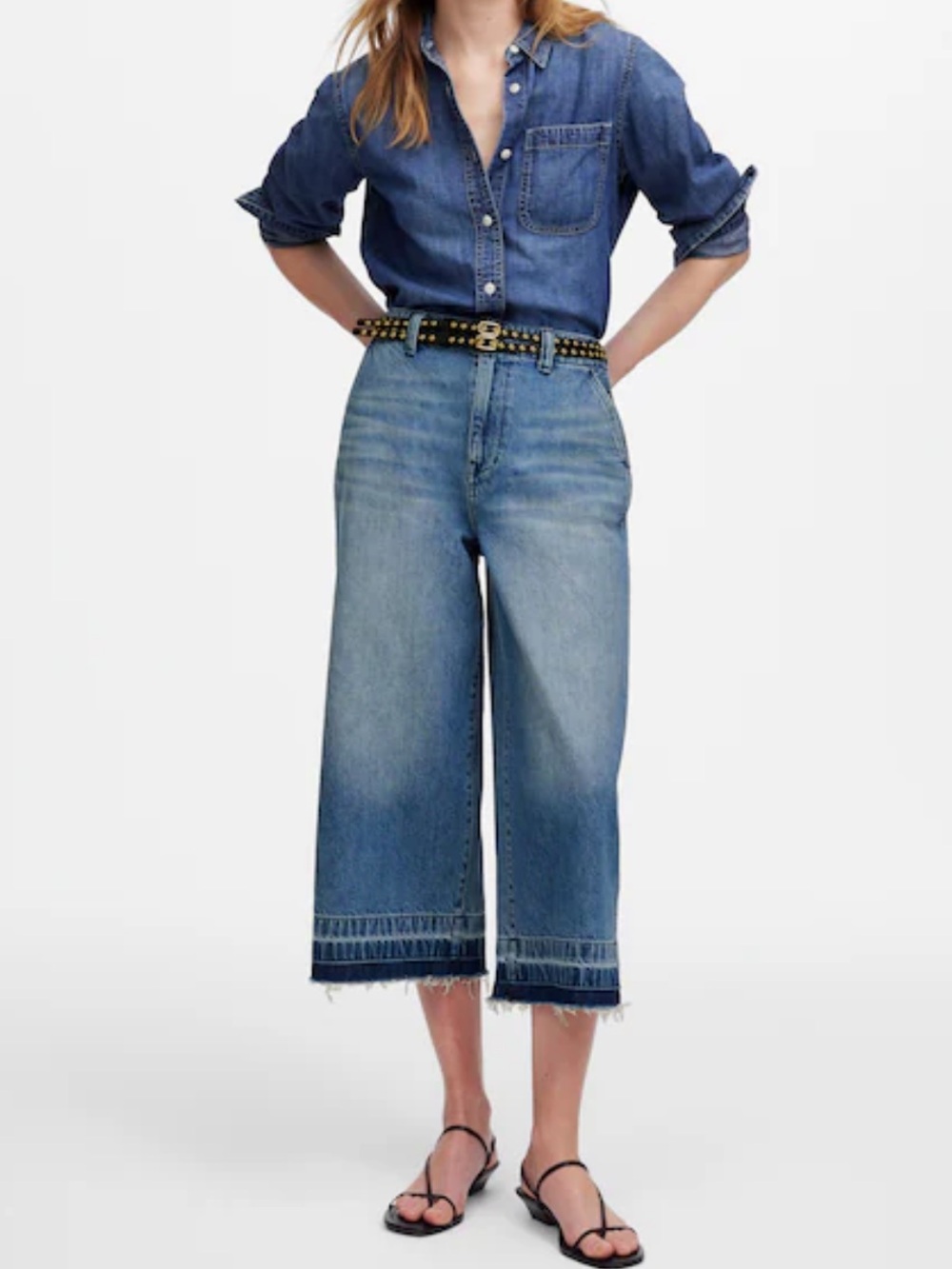 Madewell Denim Culottes Size 26 / 2